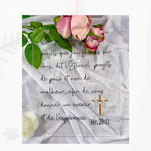 Plaque verset