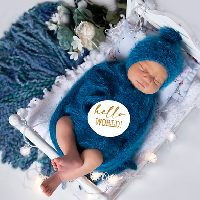 Monthly milestone discs 1st year of baby's birth (full)